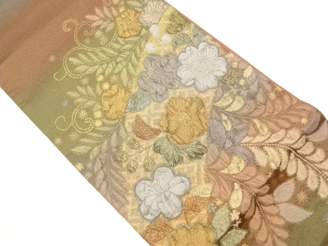 JAPANESE FUKURO OBI / MATELASSE / WOVEN TSUJIGAHANA